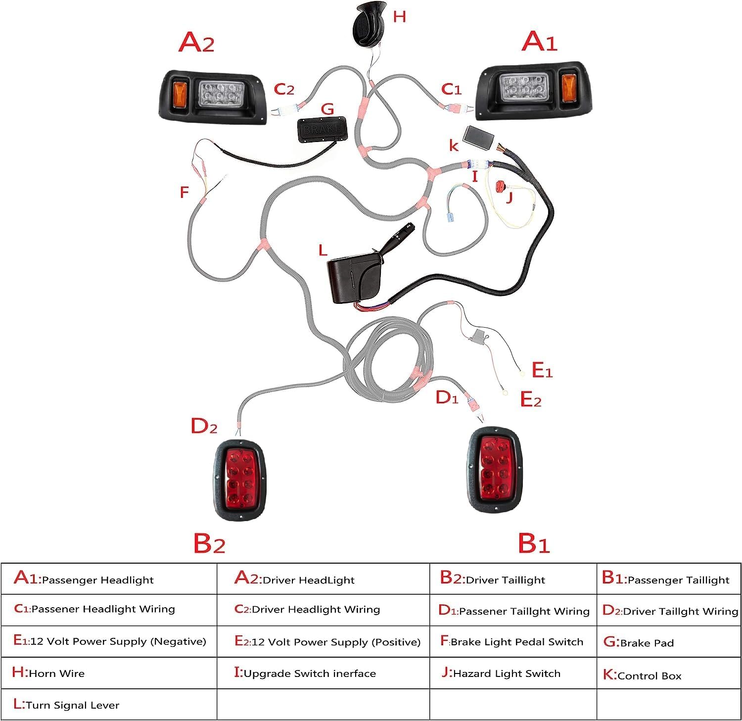 Golf Cart Lights - Speed of Light Hobbies 