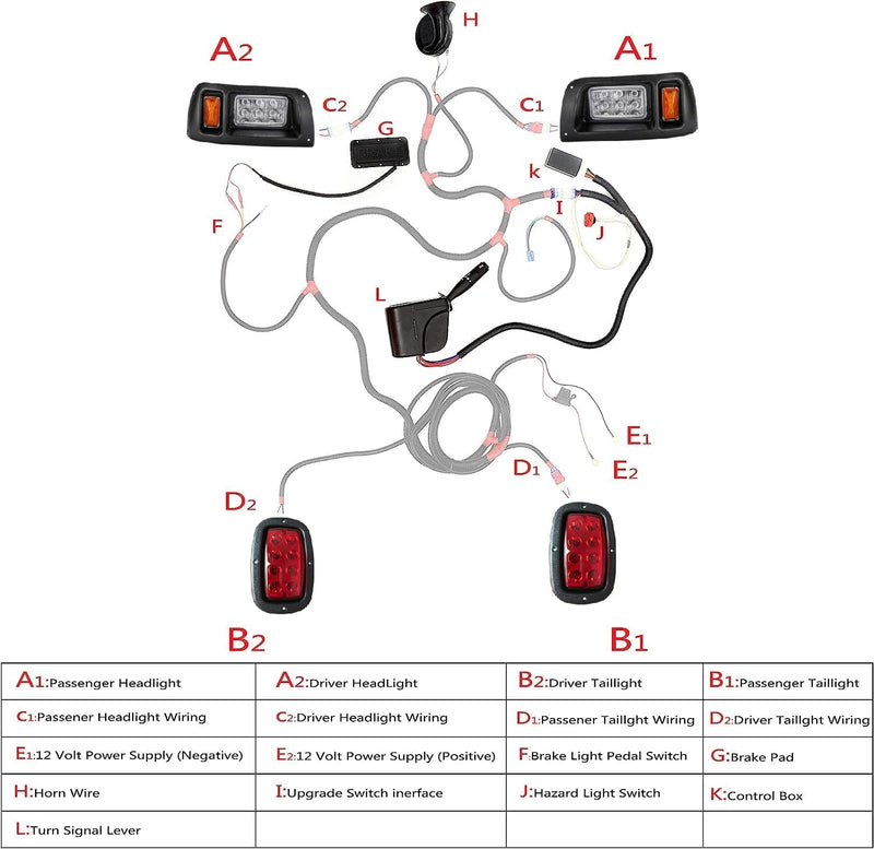 Golf Cart Lights - Speed of Light Hobbies 