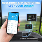 72V (70.4V) 105Ah Lithium Golf Cart Battery, Built - in 200A BMS, with Touch Monitor & APP, 2C Discharge, Max 14.08kW Power Output, 4000+ Cycles LiFePO4 Battery, Perfect for Golf Carts - Speed of Light Hobbies