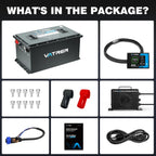 72V (70.4V) 105Ah Lithium Golf Cart Battery, Built - in 200A BMS, with Touch Monitor & APP, 2C Discharge, Max 14.08kW Power Output, 4000+ Cycles LiFePO4 Battery, Perfect for Golf Carts - Speed of Light Hobbies