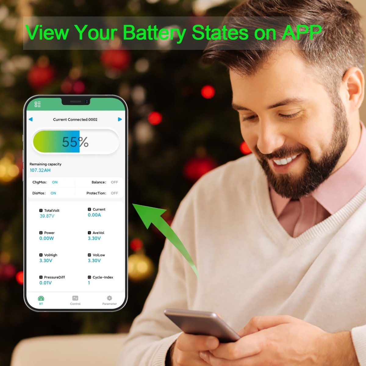 LOSSIGY 48V Lithium Golf Cart Battery with 18A Lithium Charger, 48 Volt 100Ah LiFePO4 Battery, Built in 200A Bluetooth BMS & LCD 10.24kW Output, Peak Current 1000A(3 - 5s), Prefect for RV Solar System - Speed of Light Hobbies