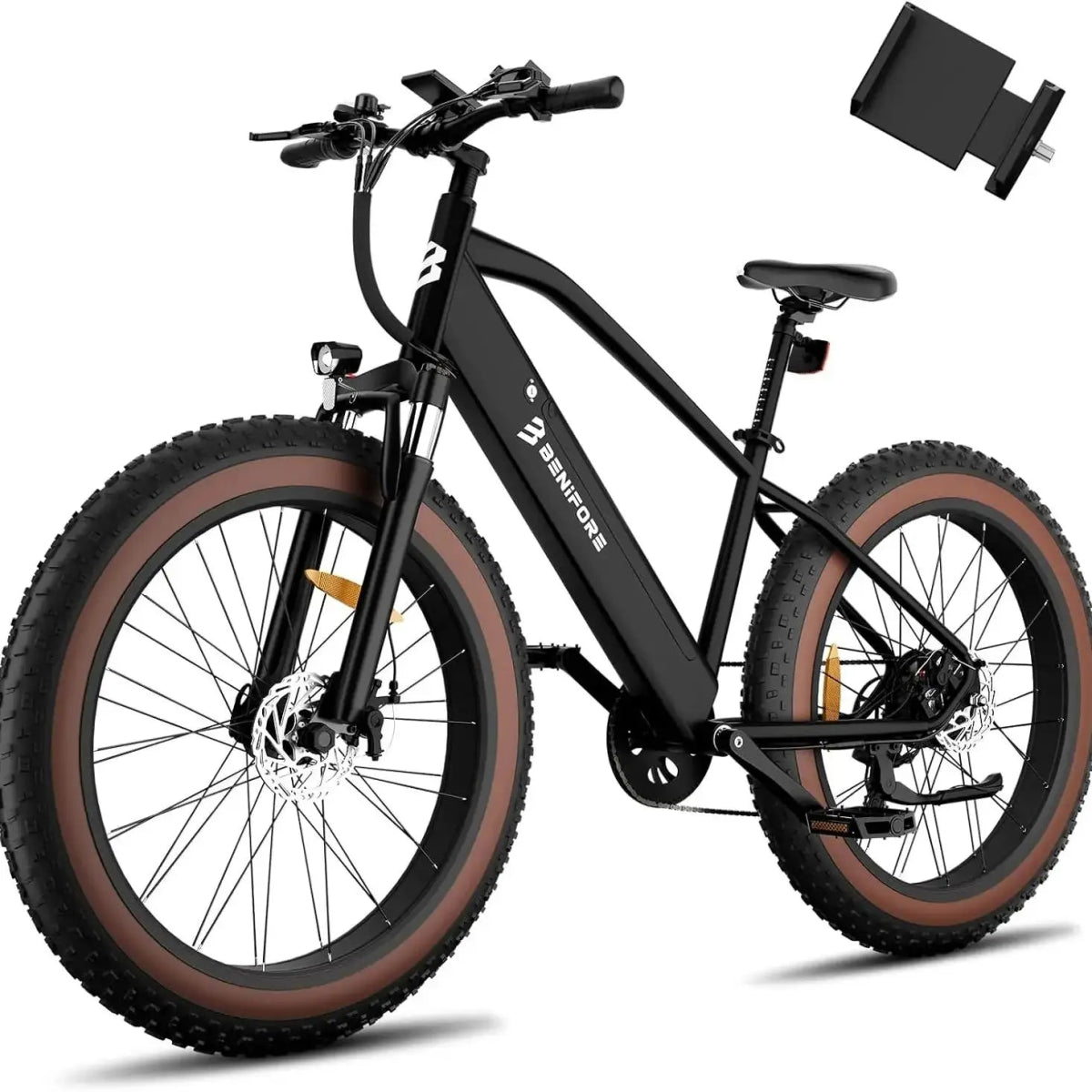 Luckeep C26 Electric Bike for Adult 1500W Peak, 28 MPH15AH 72 Miles, 26Fat Tire Electric Mountain Bike with Hydraulic Suspension - Speed of Light Hobbies