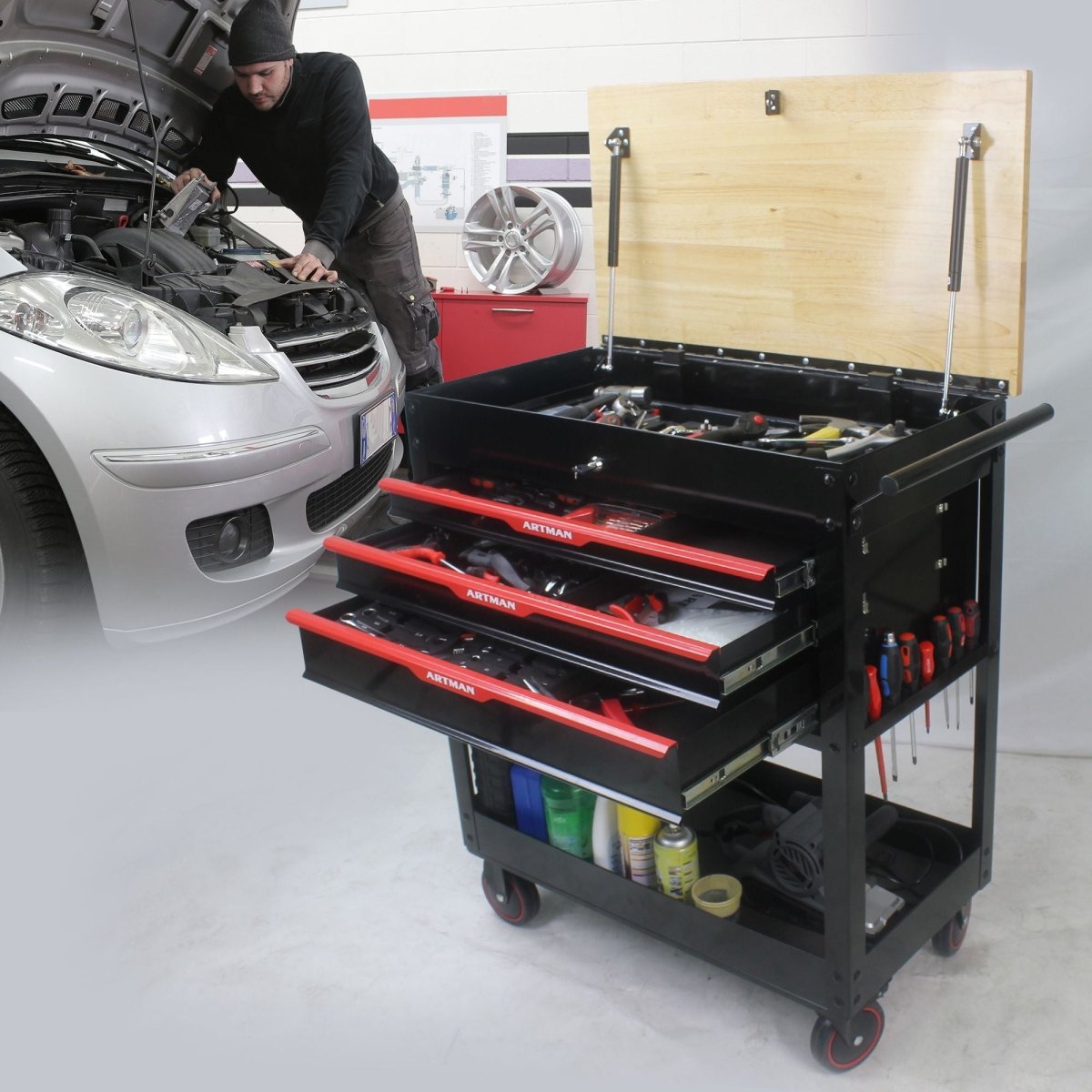 Metal Multi - tool Cart - Speed of Light Hobbies