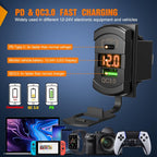 Nilight 3 Gang Rocker Switch Panel Blue Backlit with PD Type C and USB Charger Voltmeter Waterproof 12V 24V DC Rocker Switch with Night Glow Stickers for Car Trucks Boats RVs,2 Years Warranty,Blue/Box - Speed of Light Hobbies