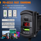 Nilight 3 Gang Rocker Switch Panel Blue Backlit with PD Type C and USB Charger Voltmeter Waterproof 12V 24V DC Rocker Switch with Night Glow Stickers for Car Trucks Boats RVs,2 Years Warranty,Blue/Box - Speed of Light Hobbies