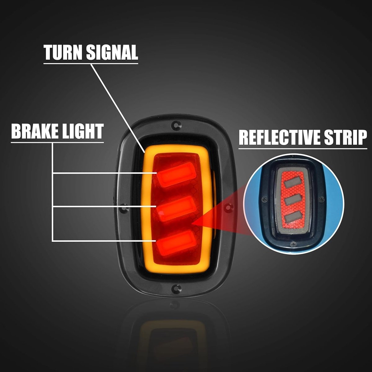 NOKINS Deluxe Plus LED Light Kit Fit Club Car DS 1993 - UP Gas And Electric Golf Cart 20A DC Converter USB Charging Socket Low/High Beam DRL Delay Relay Brake Switch - Speed of Light Hobbies