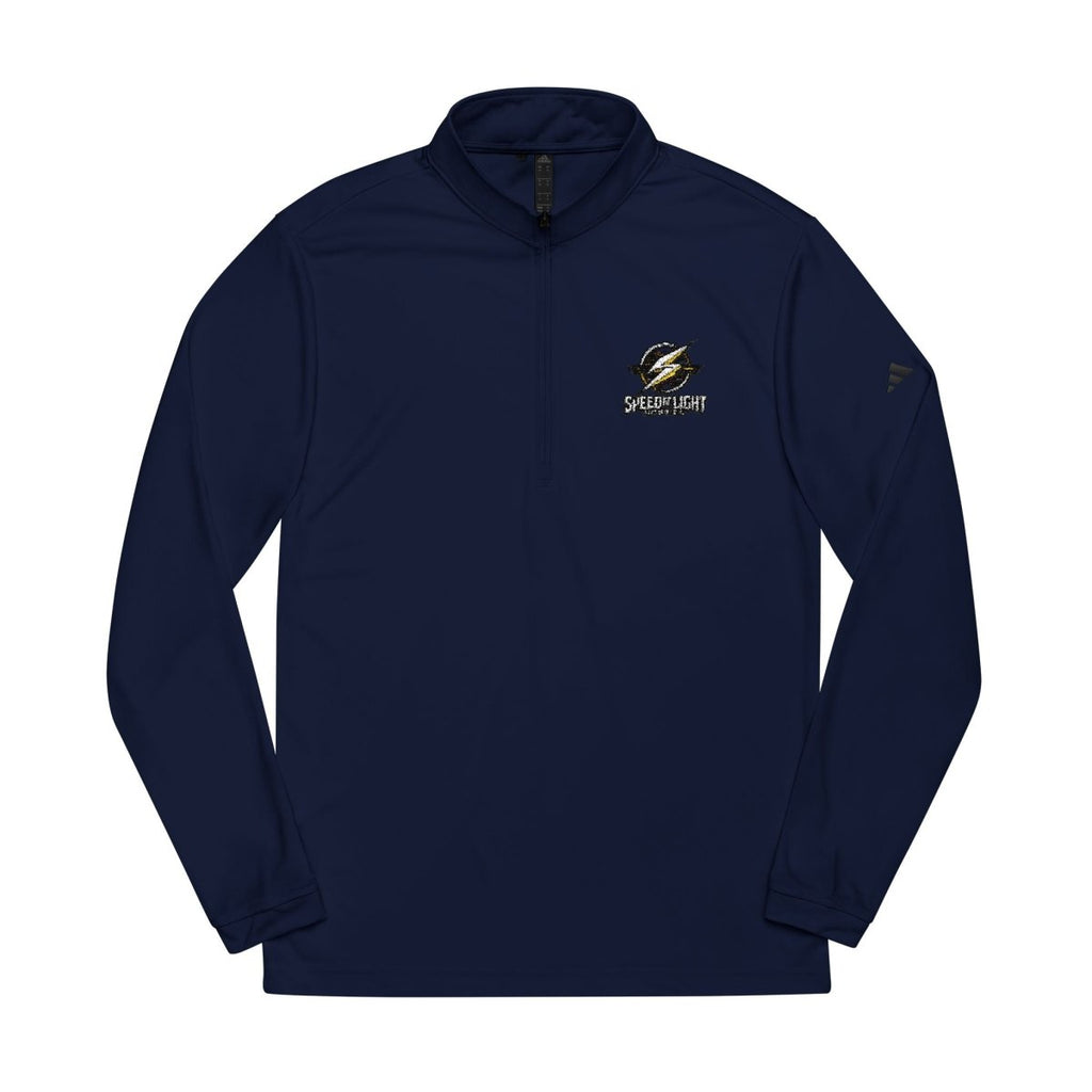 Quarter - Zip Pullover - Branded Adidas for Fall and Spring Evening Rides - Speed of Light Hobbies