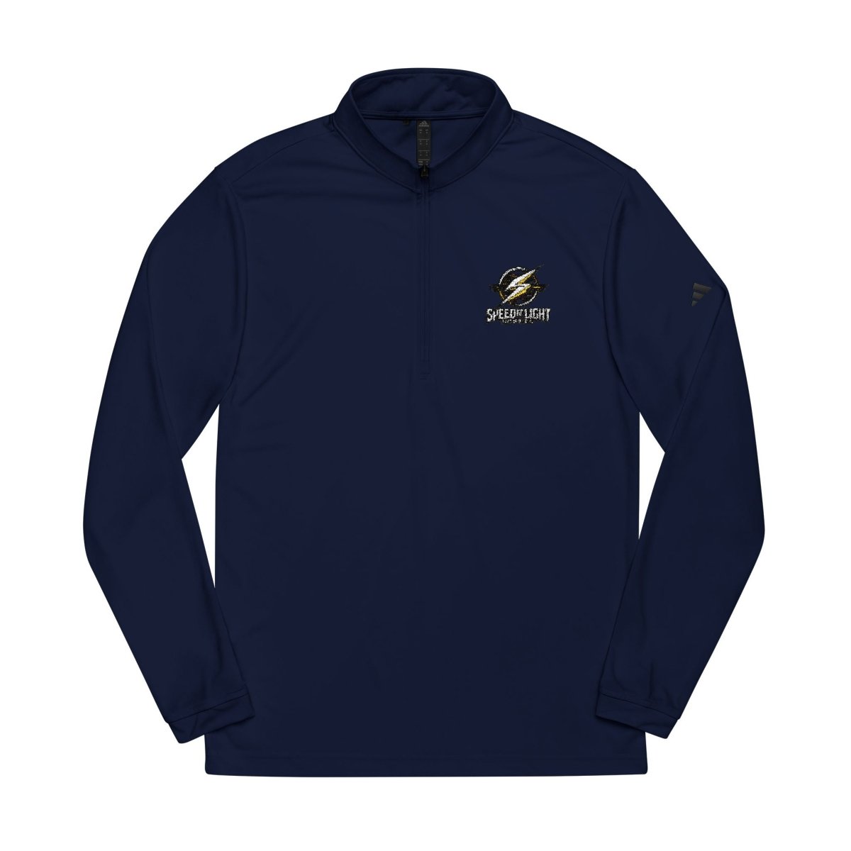 Quarter - Zip Pullover - Branded Adidas for Fall and Spring Evening Rides - Speed of Light Hobbies