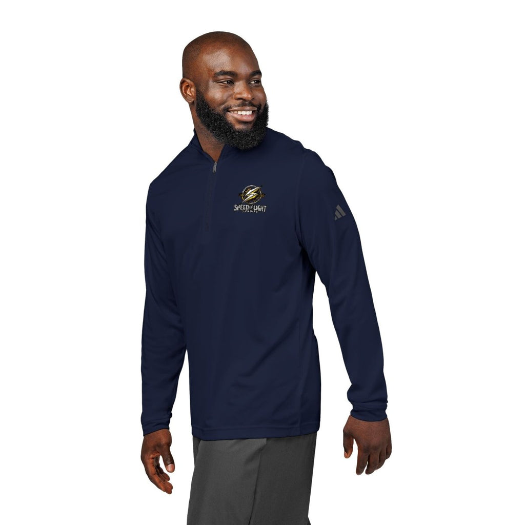 Quarter - Zip Pullover - Branded Adidas for Fall and Spring Evening Rides - Speed of Light Hobbies