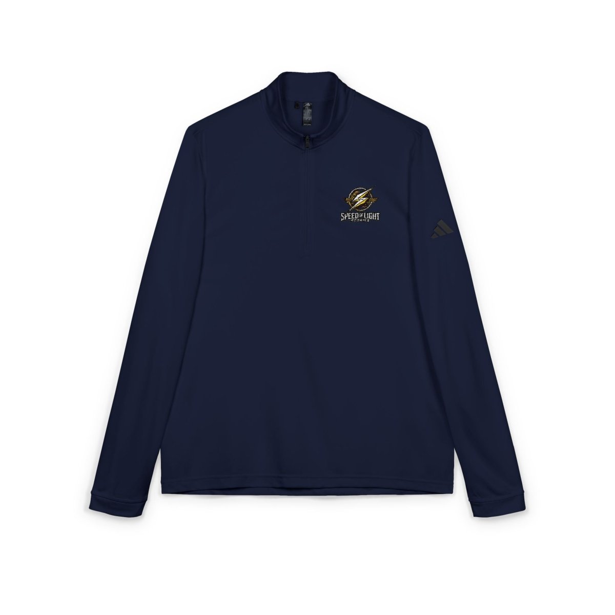 Quarter - Zip Pullover - Branded Adidas for Fall and Spring Evening Rides - Speed of Light Hobbies