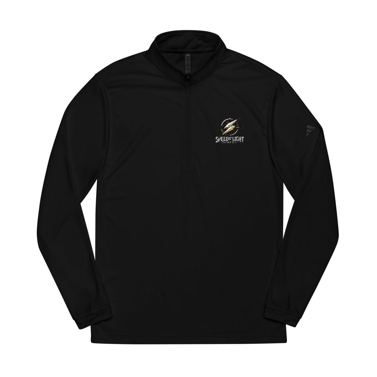Quarter - Zip Pullover - Branded Adidas for Fall and Spring Evening Rides - Speed of Light Hobbies