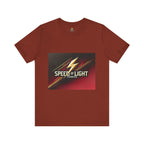 Speed of Light Hobbies Tee, Unisex Graphic T-Shirt, Cool Casual Wear, Gift for Hobbyists, Fun Everyday Style - Speed of Light Hobbies