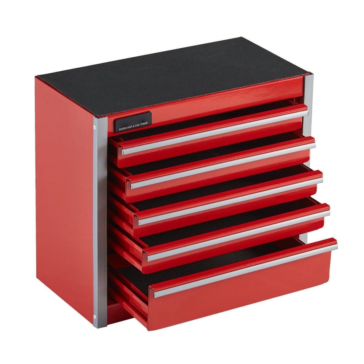 Tool Box 8.6 - inch Portable Metal Tool Box with 5 Drawers Tool Organizer Red - Speed of Light Hobbies