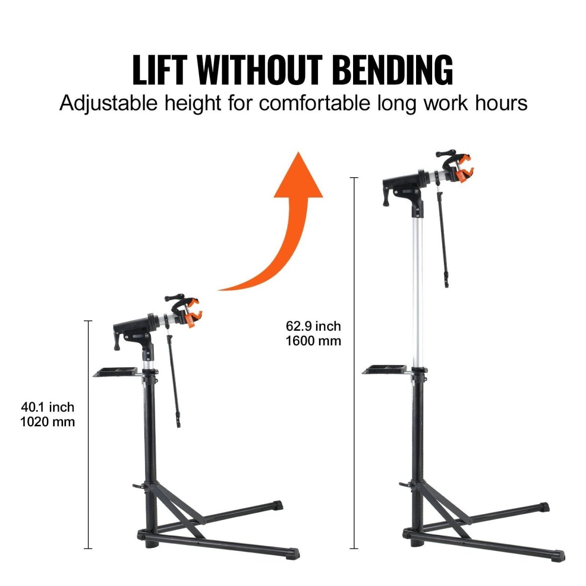 Versatile Bicycle Repair Stand - Telescopic Arm, Foldable Design for Home and Shop Use - Speed of Light Hobbies