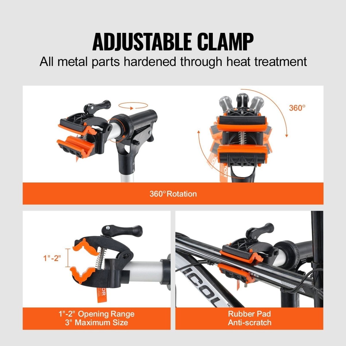 Versatile Bicycle Repair Stand - Telescopic Arm, Foldable Design for Home and Shop Use - Speed of Light Hobbies