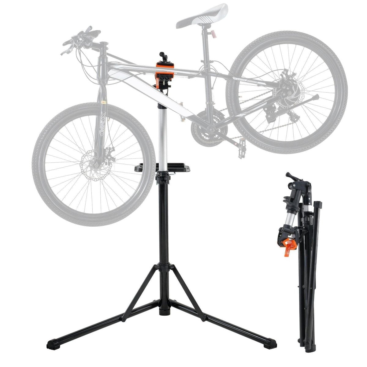 Versatile Bicycle Repair Stand - Telescopic Arm, Foldable Design for Home and Shop Use - Speed of Light Hobbies