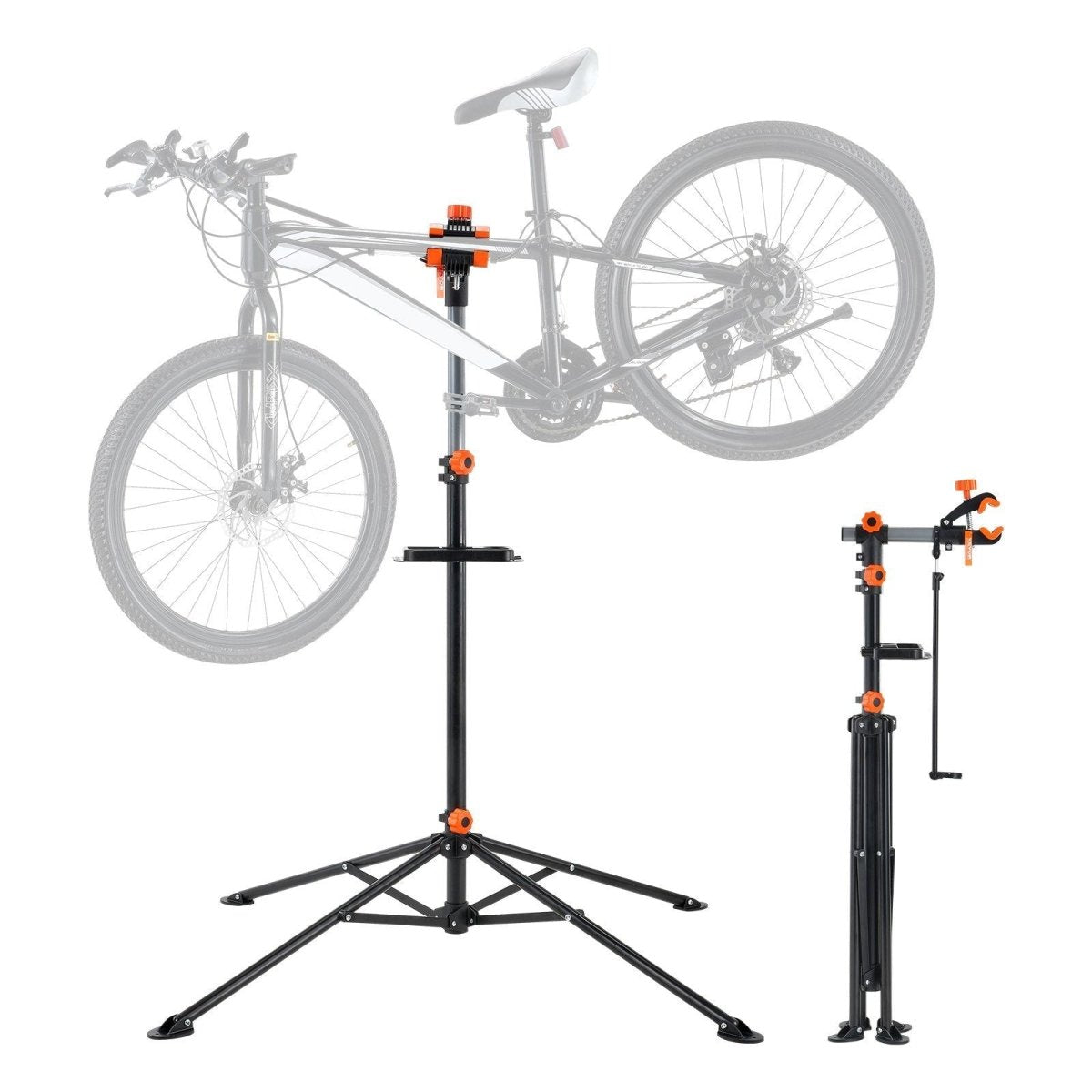VEVOR Bike Repair Stand, 80 lbs Heavy - duty Steel Bicycle Repair Stand, Adjustable Height Bike Maintenance Workstand with Magnetic Tool Tray Telescopic Arm, Foldable Bike Work Stand for Home, Shops - Speed of Light Hobbies