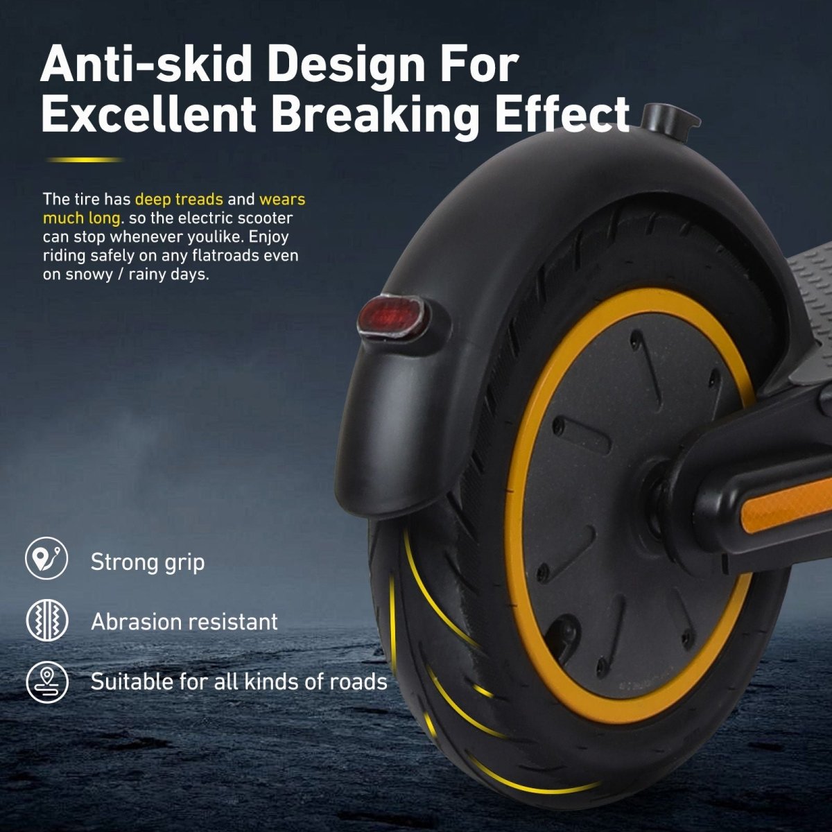 WHOSU 500W Electric Scooter for Adults & Teens - 22 MPH, 25 Mile Range, 10" Solid Tires, Foldable E - Scooter w/Cruise Control, Dual Brakes & APP - Speed of Light Hobbies
